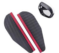 2pcs Universal Car Side Wing Mirror Rain Protector Cover Cap Smoke Guard Rear View Side Mirror Deflectors Rain Eyebrow for Cars SUV Truck Rear View Mirror Cover Accessories
