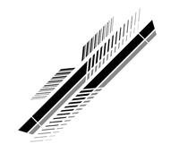 2pcs Universal Car Waist Lines Color Stickers Auto Body Door Both Side Vinyl Stripes Decals Racing Sport Styling Decorations