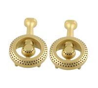 2pcs Universal Cast Iron Gas Stove Burner Head Golden