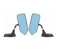 2Pcs Universal F1 Style Car Side Mirror Wing Mirrors Carbon Fiber Look