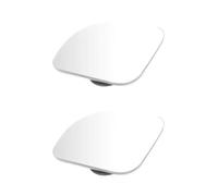 2pcs Universal Fit Glass Car Wide-angle Rearview Mirror