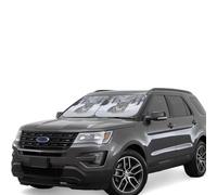 2pcs Universal Fit Windshield Sunshade - Foldable Car Front Window Sun Visor for Auto, Medium Sedan, Truck, SUV Canadian Lynx