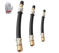 2Pcs Universal Flexible Tire Valve Extenders, 2025 New Flexible Tire Valve Extension Extender Air Valve Stem Extender, Valve Stem Extenders for Bicycles, Car, Truck, Scooter (Mix)