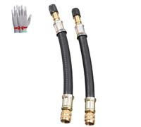 2Pcs Universal Flexible Tire Valve Extenders, 2025 New Flexible Tire Valve Extension Extender Air Valve Stem Extender, Valve Stem Extenders for Bicycles, Car, Truck, Scooter (4.73in)