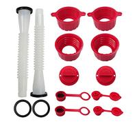 2Pcs Universal Gas Fuel Gas Can Spout Replacement for Rubbermaid, for Gott, for Essence, for Wedco, for Briggs, for Scepter, for Eagle, for Blitz, for Midwest
