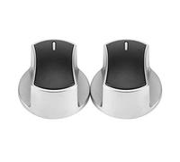 2pcs Universal Gas Stove Cooker Part Control Knobs Replacement Metal Rotary Switch Cooking Control Locks Oven Switch New