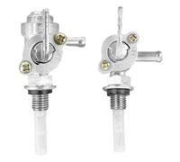 2pcs Universal Gasoline Faucet M10 Gasoline Switch Fuel Tank Shut Off Valve for Generator Fuel Tank Motorcycles Off Road Karts