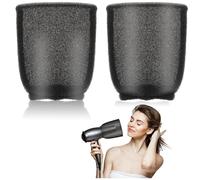 2Pcs Universal Hair Diffuser Cover - Sponge Sock Attachment for Curly Hair | Frizz-Free Defined Curls | Heat Resistant Diffuser Cap for Travel & Home | Fits Most Hair Dryers