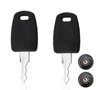 2Pcs Universal Lock Key Master Keys, TSA007 TSA002 Suitcase Locks TSA Key Suitcase Locks Security Lock Key Universal Baggage Keys Approved Luggage Suitcase Password Locks Black