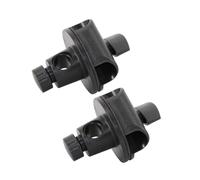 2pcs Universal Microphone Crossbar Arm Clips Adjustable Buckles Black