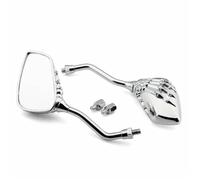 2pcs Universal Motorcycle Rearview Mirror With Screw Aluminium Alloy Scooter Skeleton Hand Refit Motorbike Side Mirrors