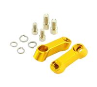 2PCS Universal Motorcycle Rearview Mirrors Extension Riser Extend Adapter Modified Front Transfer Base Widening Bracket(Color -g)