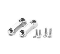 2PCS Universal Motorcycle Rearview Mirrors Extension Riser Extend Adapter Modified Front Transfer Base Widening Bracket(Color-S)