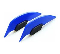 2pcs Universal Motorcycle Winglet Aerodynamic Spoiler Wing Side Spoiler Sticker Dynamic Wing For Motorbike Scooter Side Panel Cover Fairing(Blue)
