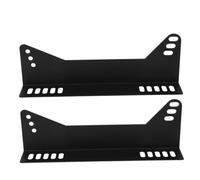2pcs Universal Racing Seat Mount Brackets Black Iron Adjustable