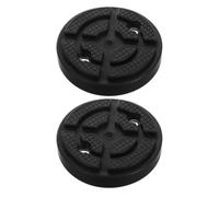 2pcs Universal Rubber Jack Pad for Floor Jacks and Twin Post Lifts | Black Anti Slip Support, Stable Lift Point for Maintenance, Workshop and Garage Service