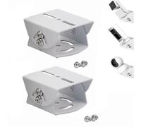 (2PCS) Universal Security Camera Joint Mount, Suitable for CCTV Security Cameras Mount Bracket Installation,Adjustable Angle Wall Mount Bracket for WiFi IP Camera and Baby Monitor