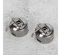 2Pcs Universal Sewing Machine Bobbin Case Shuttle Shell, Stainless Steel Bobbin Reverse Shuttle Hook Accessories, Household Machines Replacement Part for Singer 15-88, 15k88, 15-90, 15-91