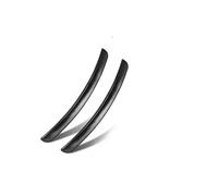 2PCS Universal Soft Car Fender Flare Arch Sticker Vents Protector Cover Anti-Scratch Strip Mud Flaps Wheel Eyebrow Protector(Black 2pcs)