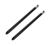 2pcs Universal Stylus Pen for Touch Screens Black Aluminum Alloy