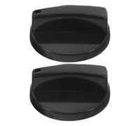 2pcs Universal Timer Knob Replacement for Rice Cookers, Black Plastic | Control Switch Part, Precise Timing Function, Universal Fit for Air Fryers and Kitchen Appliance Repair