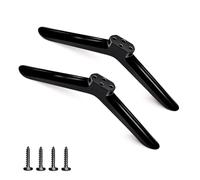 2PCS Universal TV Legs with Screws for 24-55 Inch Flat Screen TVs | Replacement TV Stand Base Feet Compatible with Samsung/LG/Hisense/TCL Roku/Sharp/JVC, Non-Slip Pedestal Stand for Table Top