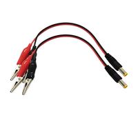2PCS Universally Alligators Clip to DC5521 Power Cord Charging Solution for Any Device Compatibility Solar Applications Battery Clip to Direct Current Link