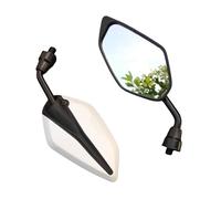 2Pcs Universial Motorcycle Mirror 10Mm Rearview Mirrors Side Convex Mirror
