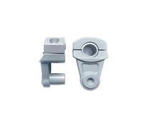 2Pcs Universial Motorcycle Scooter Bar Handlebar Mounts Risers Clamp Adapter For 22/28mm Handlebar Handlebar Risers(2pcs color-s)