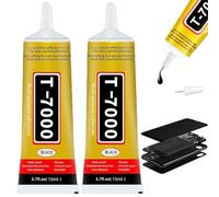 2PCS Upgrade T7000 Super Glue,Multi-function All Purpose Strong Adhesive,Industrial Grade Waterproof Adhesive,Clear Contact Adh/esive for Phone Screen Repair,15 ml High-Performance Ad/hesive