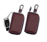 FOXNSK 2Pcs Upgraded Car Key Case, Faraday Cage Car Key Protector Anti-Theft Pouch Anti-Hacking Case Blocker Car RFID GPS Signal Blocking Box for Car Key