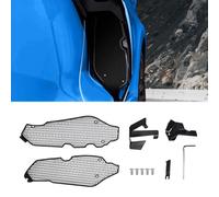 2Pcs Upgraded Side Intake Mesh Grille,Driver and Right Passenger Aluminum Alloy Front Bumper Side Guards Grille Vents Insert Mesh Accessories for Corvette C8 Stingray 2020-2024