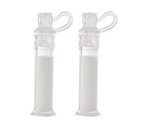 2PCS Upgrades Silicone Colostrum Collectors Easy & Odorless Safe Milk Storage Easy to Carry for Nursing Mother Silicone Breast Milk Storage