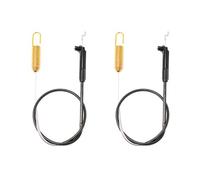 2Pcs Upper Rotor Cable 120-2338 Compatible with SnowMax Snowthrower 824QXE 724ZXR 724QXE Compatible with Toro SnowMaster Snowthrower 36003 38711 38712 38721 38710 38720 36001 36002