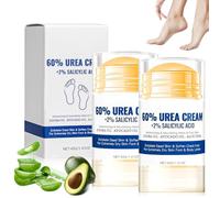 2Pcs Urea Foot Cream, 60 Percent Foot Cream for Cracked Heels and Dry Skin, Cracked Heel Repair Cream, Deep Moisturizing Foot Care Callus for Feet Knees Hand