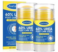 2Pcs Urea Foot Cream Stick - 60% Urea for Cracked Heels & Dry Skin Repair, Intensive Moisturizer for Deep Hydration & Healing, Long-Lasting Foot Care Solution for Soft, Smooth Feet