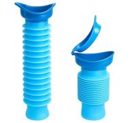 2Pcs Urinal Bottle, Portable Travel Urinal for Men, Collapsible Pee Bottle for Camping, Road Trips, Emergencies, Truck Drivers, Mobility Aid, She Wee, Urine Bottles Male