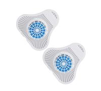 2pcs Urinal Screen Deodorizer Non Para Block Anti Deodorizer Urinal Screen Mats with Non Para Block for Home Office School