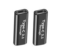 2PCS USB 3.1 Type C Adapter with Female/Male Port Durability for Stable Connection and Improved Office Productivity Type C Adapter