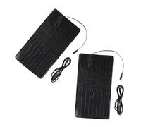 2pcs Usb Adjustable Temperature Pet Heating Pad Waterproof 33x18 Inch Heated Mat for Cats and Reptiles Portable Outdoor Heater Cushion