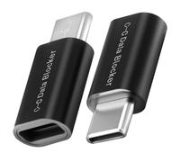 2Pcs Usb-C Data Blocker, PD 5V2A 5V1A Protect Against Juice Jacking USB C to C Data Blocking Defender for Charge Only Adapter Type-C Safe Power Connector Charging for Apple 15/16 Galaxy S25 S24