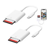 2Pcs USB C SD Card Reader,Camera Card Viewer Reader SD Car/d R/eader Adapter,Photography Memory C/ard Rea/der,SD C/ard Rea/der,SD Ca/rd Re/ader for Phone,Camera Ca/rd Re/ader,Plug and Play