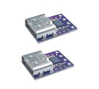 2PCs USB-C Type-C PD Trigger Module Supports PD 2.0 3.0 Output DC 5, 9, 12, 15, 20 Volts 100W (PD to 5/9/12/15/20V)