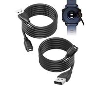 2PCS USB Watch Charger Cable for Garmin Fenix 5/5S/5XPlus/6/6S/6XPro/7/7S/7X, Forerunner 45/45S/245 Music/935/945, Vivoactive 3/4/4S, Approach S10/S40/S60,Venu Sq 2 Plus Smartwatch Charger Cable