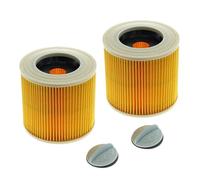 2Pcs Vacuum Cleaner Filter Replacement Filter,for Karcher WD Series WD2 WD3 WD3P A2004 MV2 MV3 Cartridge Filters, For Kärcher Wet & Dry Vacuum Cleaners 6.414-552.0/64145520 (3)