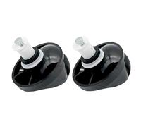 2pcs Vacuum Cleaner Robot Front Caster Wheel Compatible with Dreame L10 Pro L20 Ultra L30 Ultra MOVA S20 X40 Master,Vacuum Cleaner Accessories Rubber Wheel