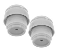 2pcs Vacuum Flask Stopper Replacement Thermal Travel Lid Push Switch | Universal Fit for 500ml to 1200ml Bottles, Plastic Cover, Portable Use for Commutes and Travel