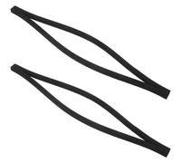 2Pcs Vacuum Sealer Gasket B2 Foam Leakproof Seal Strips | Replacement Gasket for Sealer Machine, Black Foam Parts, Regular Maintenance, Food Preservation Use