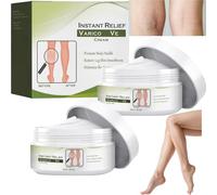 2Pcs Varico/se Cream,Professional Varico/se Ve/ins Treatment for Legs,Relief Cream and Va/ricose V/eins Treatment,Instant Relief Va/ricose Ve/in Cre-am,Itch Re-lief Cre-am,Improve the Appearance