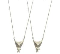 2PCS Vase Necklace - Mini Vase Flower Pendant, Elegant Chain Jewelry With Delicate Bouquet Holder Design, Lightweight Wearable Piece Adds Charming Accent, Ideal For Girls Ladies Birthday
